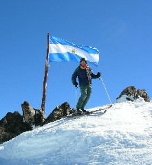 Skiing with the Flag Skiing with the Flag